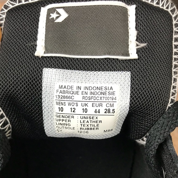 NWT Converse CT LS OX Black Suede M AUTHENTIC - Picture 5 of 6